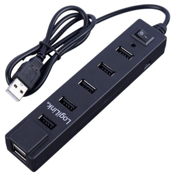 هاب 7 پورت USB02 کلید دار آدابتور خور