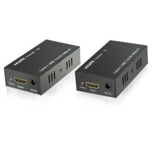 متری 60 hdmi تقویت تحت شبکه با اداپتور