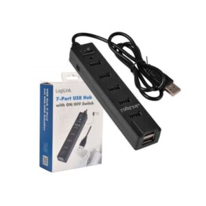هاب 7 پورت USB02 کلید دار آدابتور خور