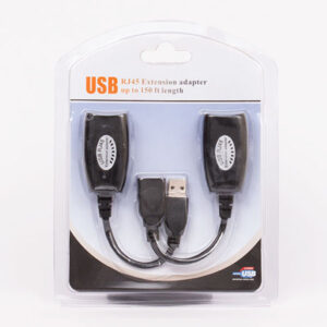 تبدیل افزایش USB تحت شبکه RJ45 طول 45 متر