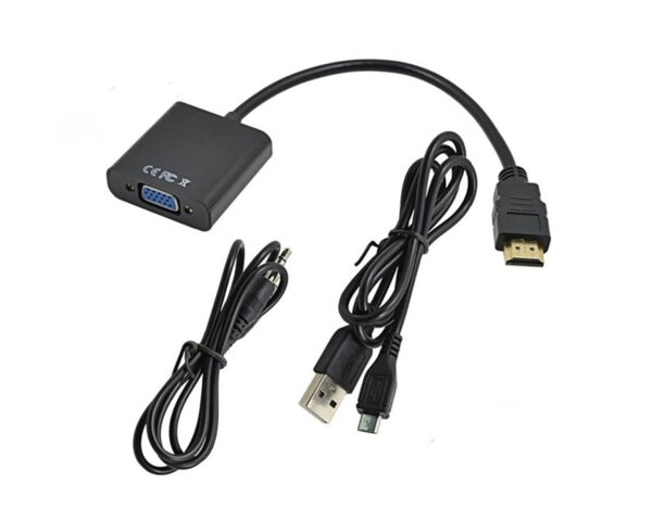 تبدیل HDMI به VGA با صدا و پاور