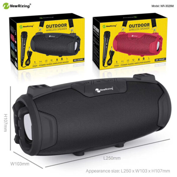 اسپیکر بلوتوثی نیوریکسینگ مدل NEW REXING NR - 3026M