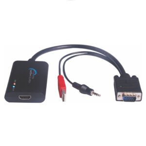 مبدل VGA به HDMI همراه صدا با کيفيت HD فرانت