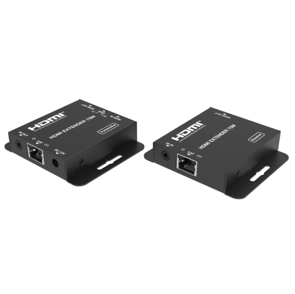 افزایش HDMI روی کابل شبکه تا 70 متر + ریموت + اکولایزر فرانت