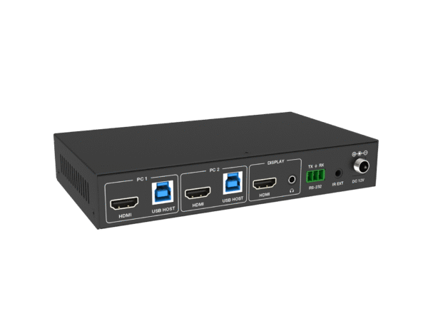 KVM سوئیچ 2 پورت HDMI/USB3.0 با کیفیت 4K@60Hz فرانت