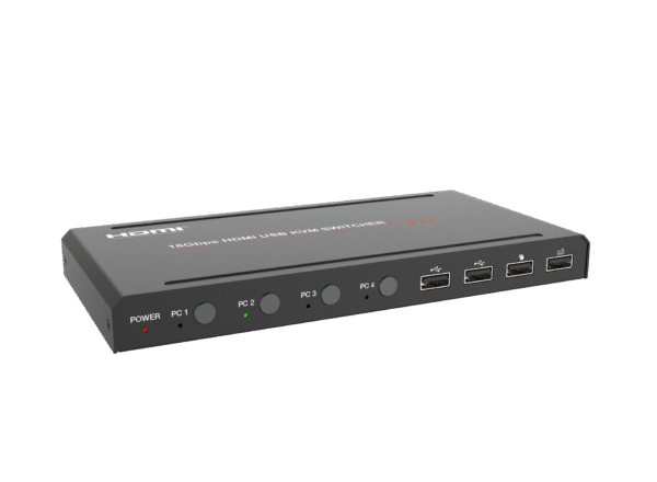 سوئیچ کی وی ام 4 پورت HDMI 2.0b فرانت