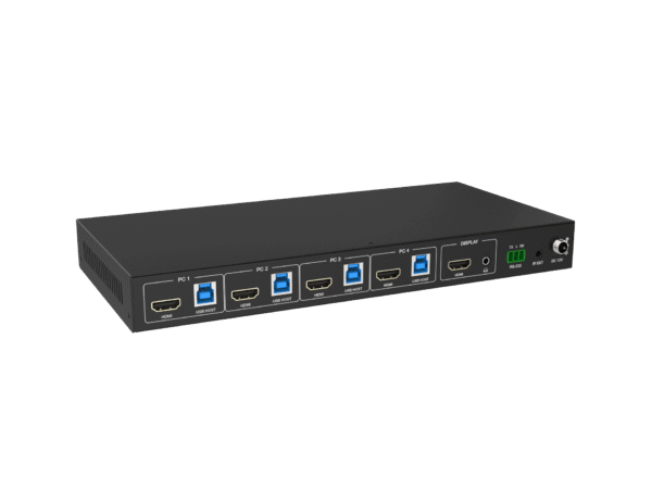 KVM سوئیچ 4 پورت HDMI/USB3.0 با کیفیت 4K@60Hz فرانت