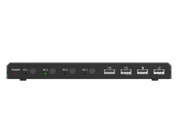 سوئیچ کی وی ام 4 پورت HDMI 2.0b فرانت