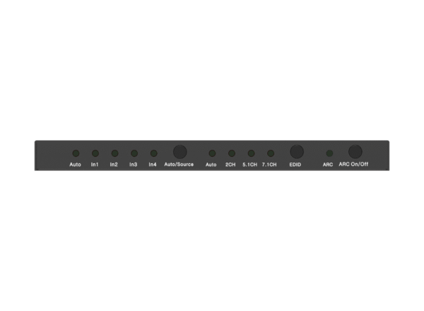 سوئيچ 4 پورتHDMI v2.0 با خروجي صدا + RS232 فرانت