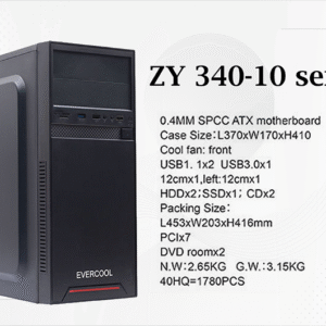 کیس کامپیوتر  ZY340 SERI 10مدل EVERCOOL