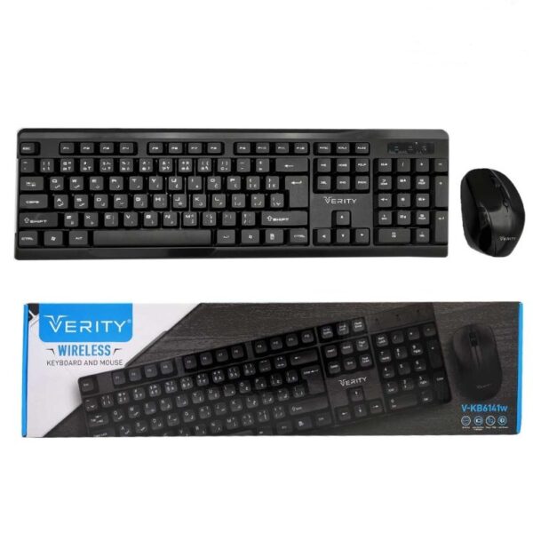 کیبورد و وموس بی سیم وریتی Verity-6141