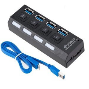 هاب 4 پورت USB 3.0 کلید دار